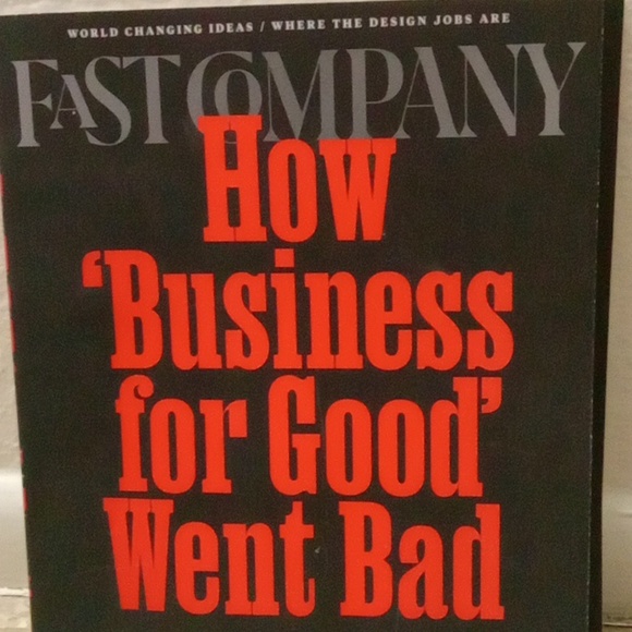 Fast Company Magazine "How 'Business for Good' Went Bad" - Picture 2 of 4